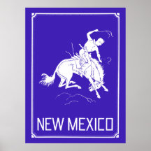 Le Nouveau Mexique vintage Affiches
