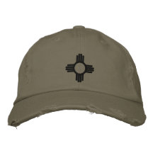 Le Nouveau Mexique Zia Chapeau Brodé
