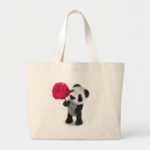 le panda du bébé 3d s'est levé sacs
