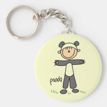 Le panda habillent le T-shirts et les cadeaux Porte-clef
