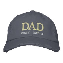 Le papa a établi 2012 (personnalisable) casquettes de baseball brodées