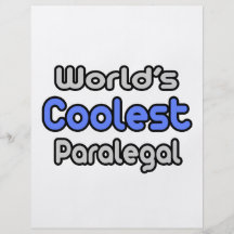 Le paralégal le plus frais du monde prospectus avec motif