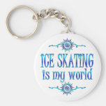 Le patinage de glace est mon monde porte-clef