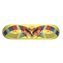 Le patriote de l'Amérique n'est pas oublié svp voi Plateaux De Skateboards Customisés