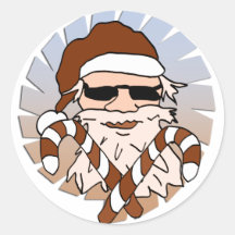 Le père noël adhésif