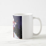 Le père noël jouant la guitare électrique mugs à café