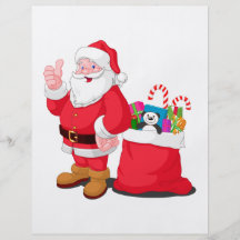 Le père noël prospectus personnalisés