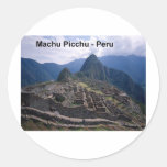 Le Pérou les ruines de Machu Picchu (St.K.) Autocollant