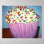 Le "petit gâteau de vanille avec arrose " posters