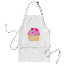 Le petit gâteau Rose-Givré de vanille avec arrose Tabliers