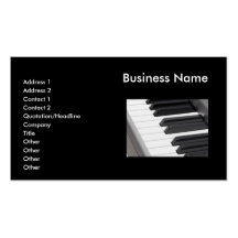 Le piano verrouille le carte de visite de clavier