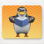 le pingouin 3d lit tapis de souris