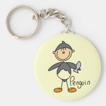 Le pingouin habillent le T-shirts et les cadeaux Porte-clé