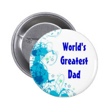 Le plus grand bouton du papa du monde pin's avec agrafe