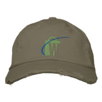 Le plus grand chapeau olive brodé de Chino des mon casquettes brodées