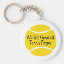 Le plus grand joueur de tennis des mondes porte-clefs