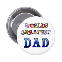 Le plus grand papa des mondes badge avec épingle