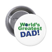 Le plus grand papa du monde badge avec épingle