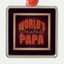 le plus grand papa du monde ornement