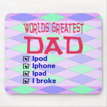 Le plus grand papa du monde tapis de souris