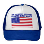 Le PLUS GRAND PAYS DANS le chapeau de camionneur d Casquette