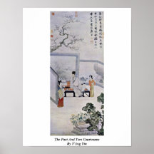 Le poète et deux courtisanes par T'Ang Yin Posters