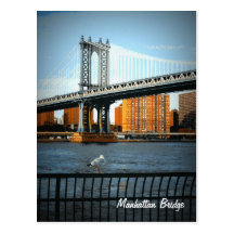 Le pont de Manhattan Cartes Postales