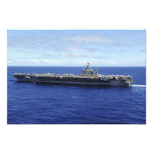 Le porte-avions USS Abraham Lincoln Impression Photo