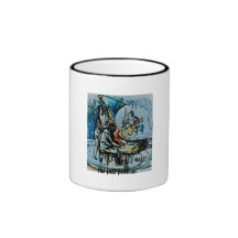 le portrait de jazz mugs à café
