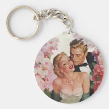 Le portrait vintage, marié de jeune mariée, les no porte-clefs