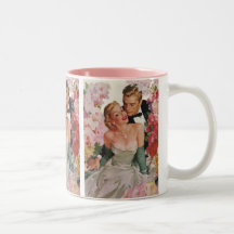 Le portrait vintage, marié de jeune mariée, les no mug