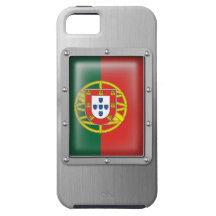 Le Portugal en acier inoxydable Coques iPhone 5