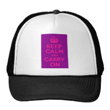 Le pourpre et le rose gardent le calme et continue casquette