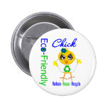 Le poussin qui respecte l'environnement réduisent  badges