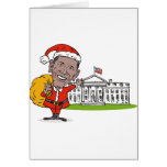 Le Président américain Barack Obama le père noël Cartes De Vœux