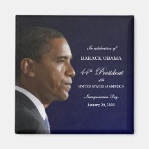 Le Président Obama Inauguration Celebration Magnet Magnets