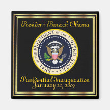 Le Président Obama Presidential Inauguration Aimants