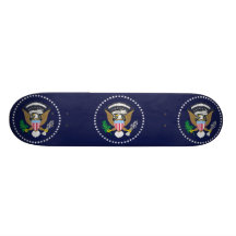 Le Président Of The Etats-Unis d'Amérique, uni Skateboard Customisable