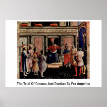 Le procès de Cosmas et de Damian par ATF Angelico Posters