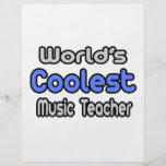 Le professeur de musique le plus frais du monde prospectus personnalisés