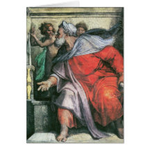 Le prophète Ezekiel Cartes De Vœux