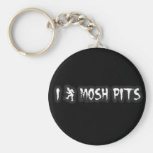 Le punk rock Mosh puits punk de claquement de musi Porte-clé