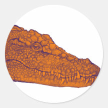 LE REGARD D'ALLIGATORS AUTOCOLLANTS