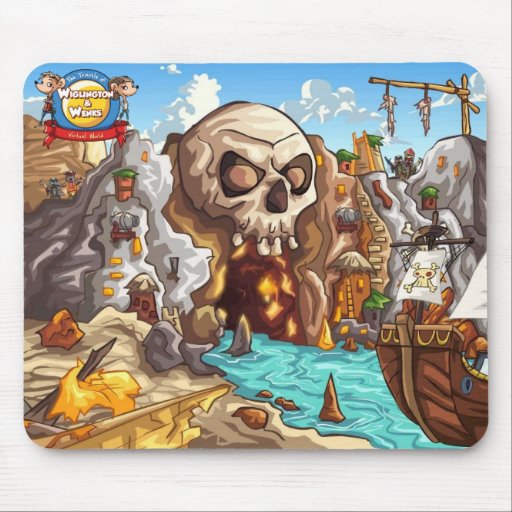 Le repaire du pirate tapis de souris