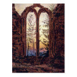 Le rêveur - ruines d'un monastère chez Oybin Cartes Postales