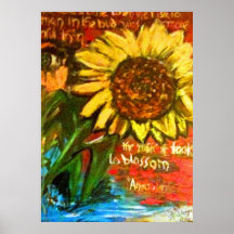 LE RISQUE QU'IL A PRIS À LA FLEUR POSTER