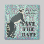 Le Roi Julian Elegant Damask Save l'aimant de date magnets