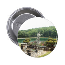 Le Roi Neptune du jardin badges publicitaires