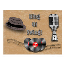 Le Roi Of Swing cartes postales