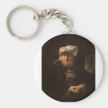 Le Roi Uzziah de lépreux par Rembrandt Porte-clé